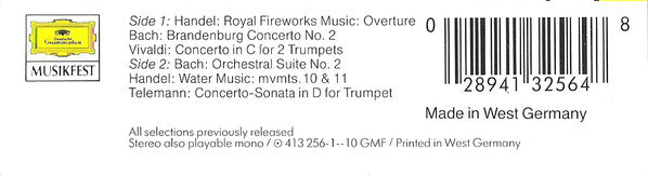 Various : Fireworks Festival:  Baroque Masterpieces By Handel, Bach, Vivaldi & Telemann (Cass, Comp)