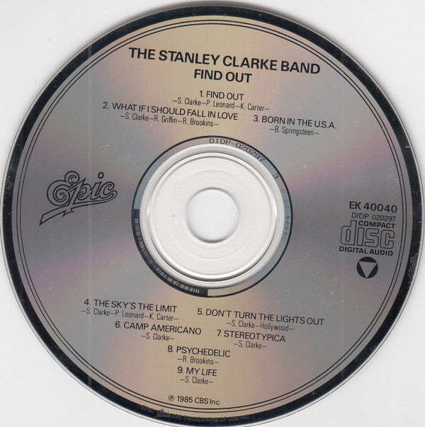 The Stanley Clarke Band - Find Out! (CD) (VG+) - Endless Media