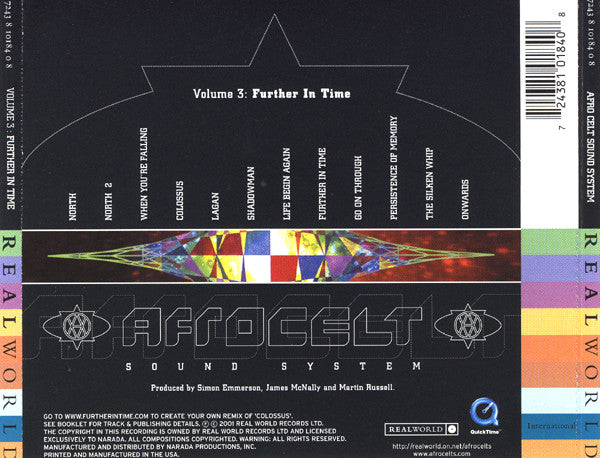 Afro Celt Sound System : Volume 3: Further In Time (CD, Album, Enh)