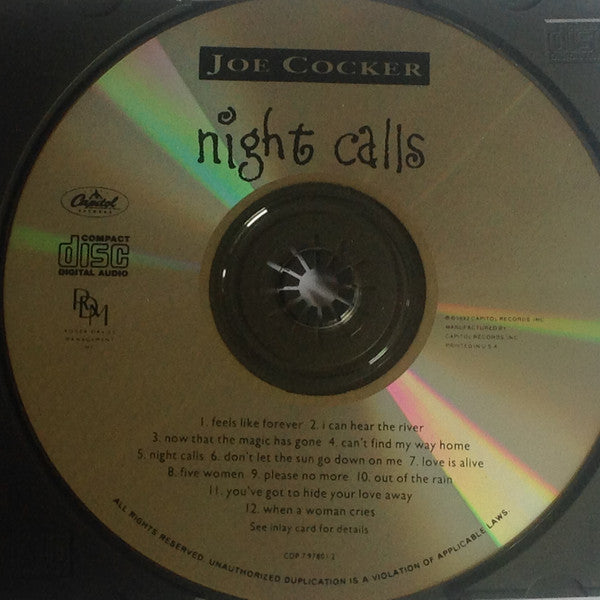 Joe Cocker : Night Calls (CD, Album)