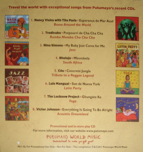 Various : Travel The World With Putumayo Sampler (CD, Comp, Promo, Smplr)