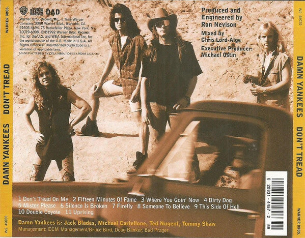 Damn Yankees : Don't Tread (CD, Album, Club)