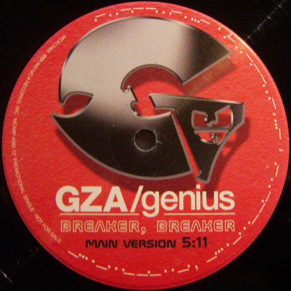 GZA / The Genius - Breaker, Breaker (12") (VG+) - Endless Media