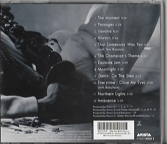 Kenny G (2) : The Moment (CD, Album, Club)