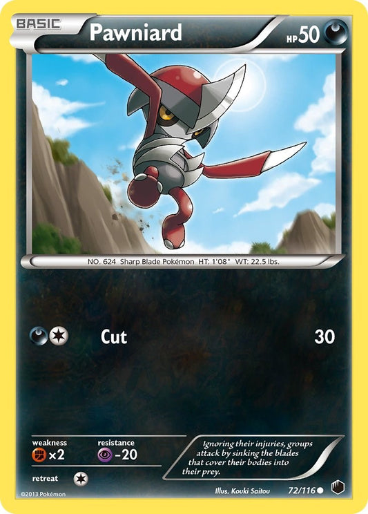 Pawniard (72) [PLF - 72/116] Pokémon Trading Card