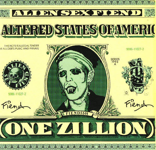 Alien Sex Fiend : The Altered States Of America (CD, Album)