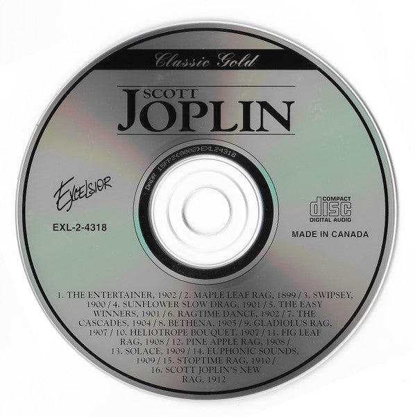 Scott Joplin : Maple Leaf Rag · The Entertainer · Ragtime Dance (CD, Album)