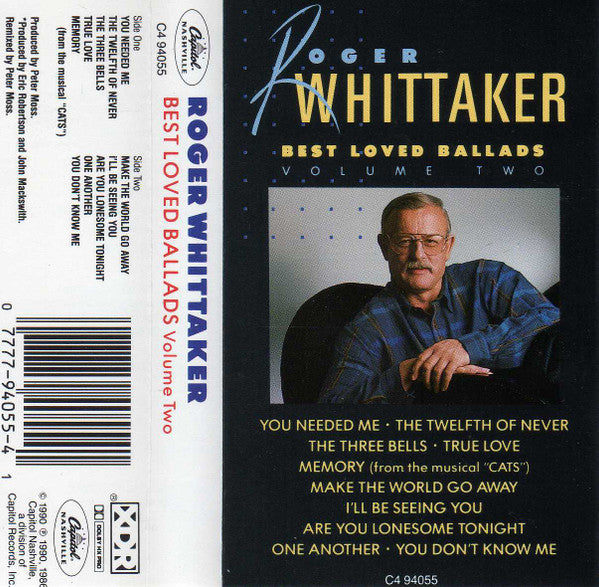 Roger Whittaker : Best Loved Ballads Volume Two (Cass, Comp)