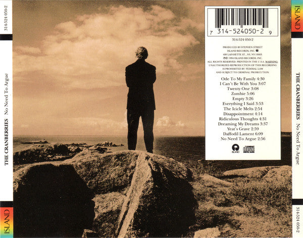 The Cranberries : No Need To Argue (CD, Album)
