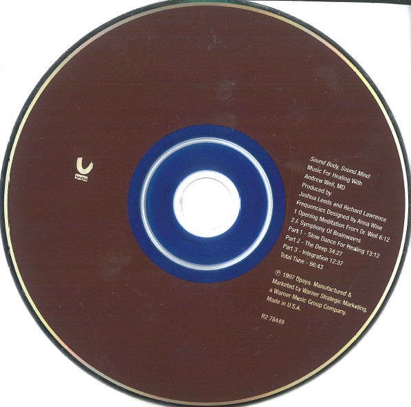 The Arcangelos Chamber Ensemble : Sound Body, Sound Mind: Music For Healing With Andrew Weil, MD (CD, Album)
