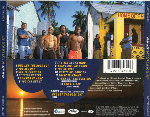 Baha Men : Who Let The Dogs Out (CD, Album, Enh)