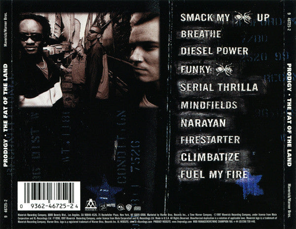 The Prodigy : The Fat Of The Land (CD, Album, Oly)