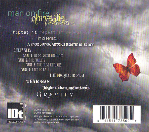 Man On Fire : Chrysalis (CD, Album)