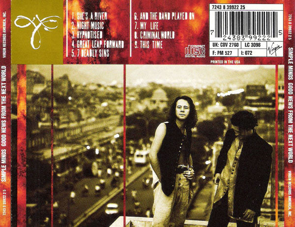 Simple Minds : Good News From The Next World (CD, Album)