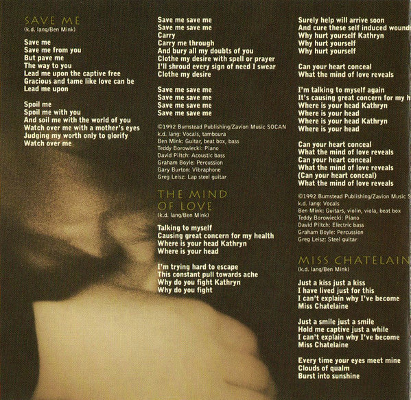 k.d. lang : Ingénue (CD, Album)