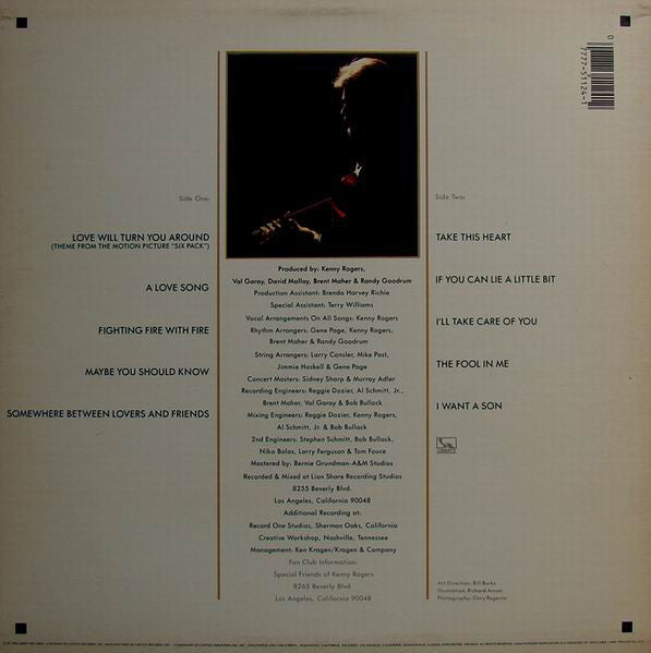 Kenny Rogers : Love Will Turn You Around (LP, Album, Los)