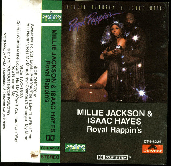 Millie Jackson & Isaac Hayes : Royal Rappin's (Cass, Album)