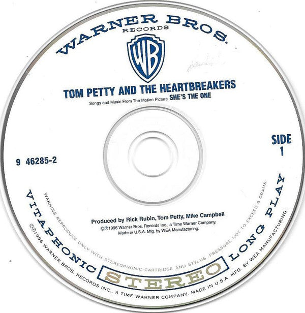 Tom Petty And The Heartbreakers : Songs And Music From The Motion Picture She's The One (CD, Album, SRC)