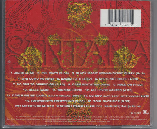 Santana : The Best Of Santana (CD, Comp, RM)