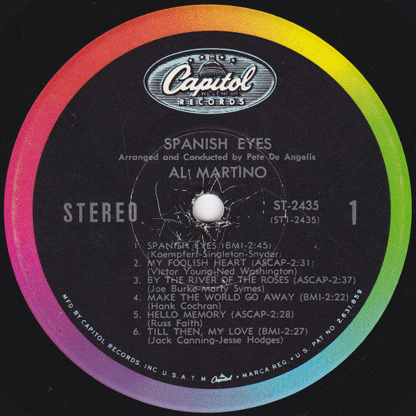 Al Martino - Spanish Eyes (LP) (G+) - Endless Media