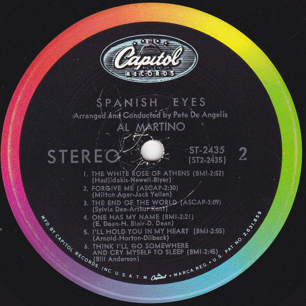 Al Martino - Spanish Eyes (LP) (G+) - Endless Media