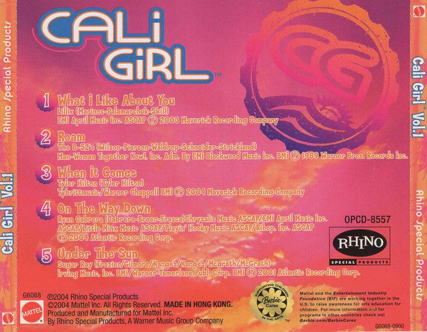 Barbie (10) : Cali Girl, Vol. 1 (CD, EP)