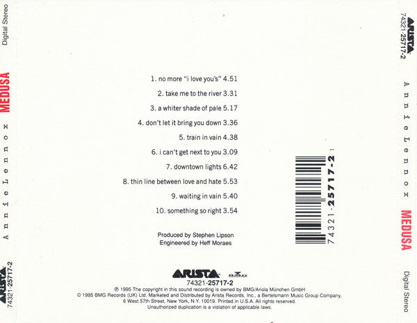 Annie Lennox : Medusa (CD, Album)