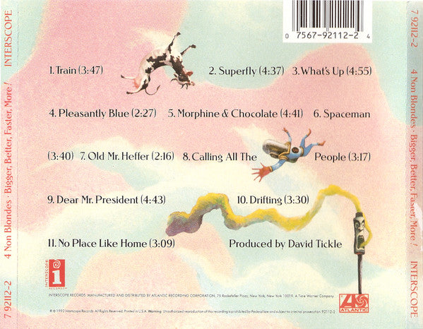 4 Non Blondes : Bigger, Better, Faster, More! (CD, Album, SRC)