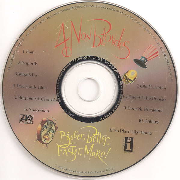 4 Non Blondes : Bigger, Better, Faster, More! (CD, Album, SRC)