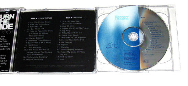 Various : PK2001 Turn The Tide / Passage (2xCD, Album, Comp, Con)