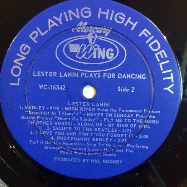 Lester Lanin : Lester Lanin Plays for dancing (LP, Album)