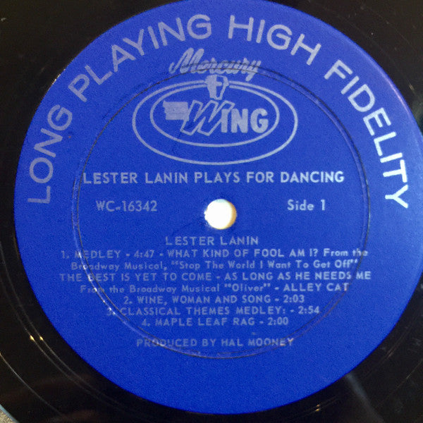 Lester Lanin : Lester Lanin Plays for dancing (LP, Album)