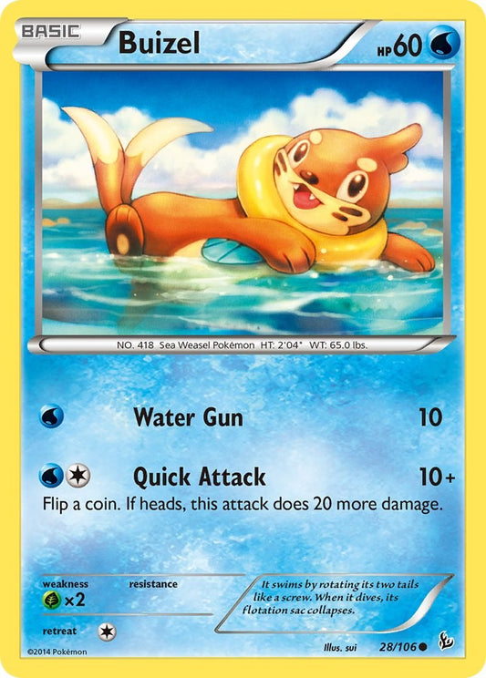 Buizel [FLF - 28/106] Pokemon Trading Card