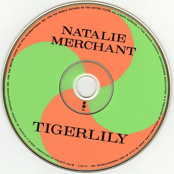 Natalie Merchant : Tigerlily (CD, Album, SRC)