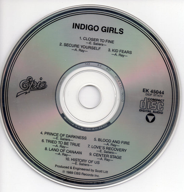 Indigo Girls : Indigo Girls (CD, Album, RE)