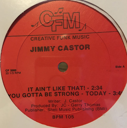 Jimmy Castor : It Ain't Like That! (12", Single)