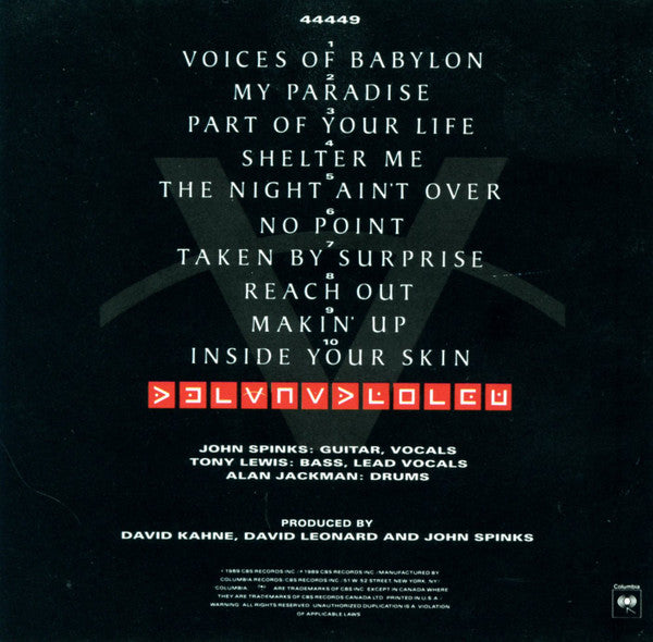 The Outfield : Voices Of Babylon (CD, Album)