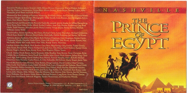 Various : The Prince Of Egypt Nashville (CD, Album)