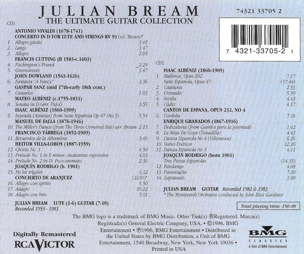 Julian Bream : The Ultimate Guitar Collection (2xCD, Comp, RM)