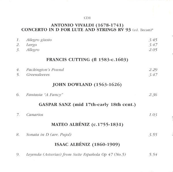 Julian Bream : The Ultimate Guitar Collection (2xCD, Comp, RM)