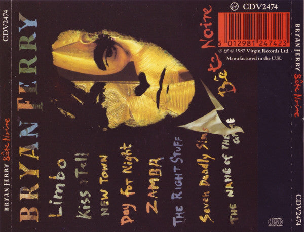 Bryan Ferry : Bête Noire (CD, Album)