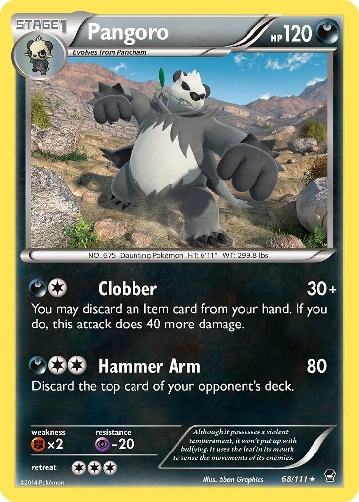 Pangoro [FFI - 68/111] Pokémon Trading Card