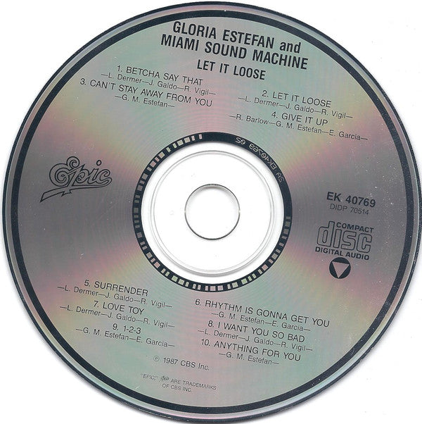 Miami Sound Machine : Let It Loose (CD, Album)