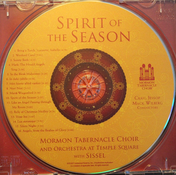 Mormon Tabernacle Choir, Sissel : Spirit Of The Season: Mormon Tabernacle Choir And Orchestra At Temple Square With Sissel (CD, Album)