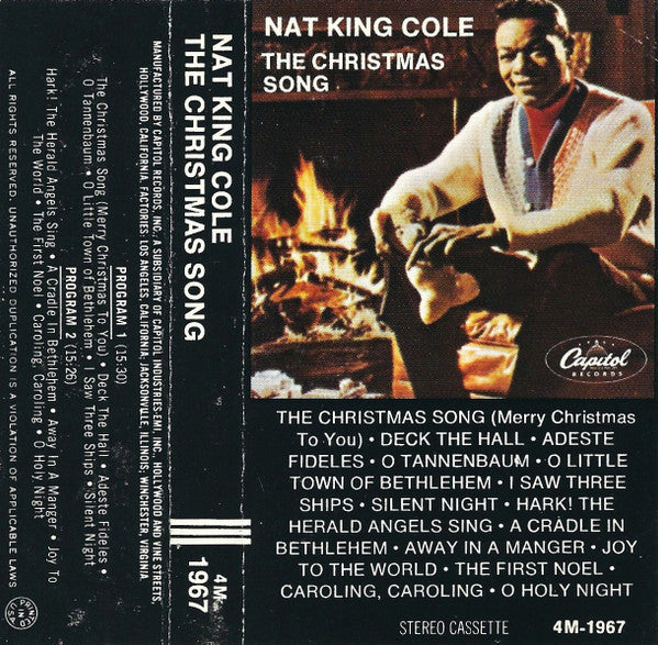 Nat King Cole : The Christmas Song (Cass, Album, RE)