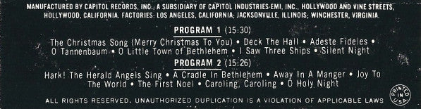 Nat King Cole : The Christmas Song (Cass, Album, RE)