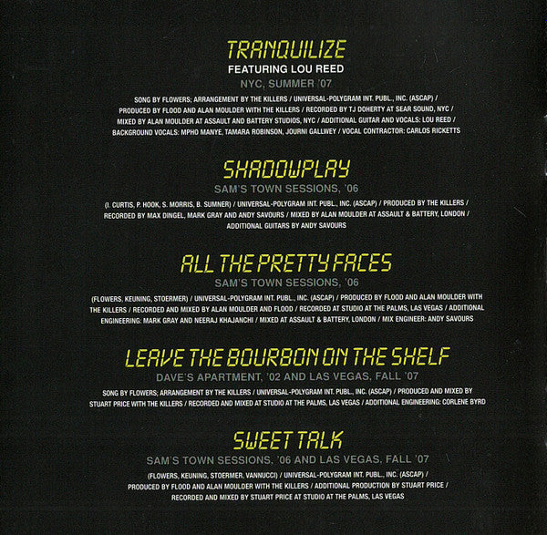 The Killers : Sawdust (CD, Album, Comp, Jew)