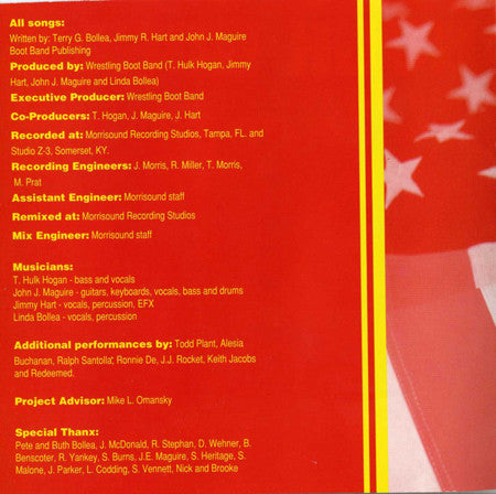Hulk Hogan And The Wrestling Boot Band : Hulk Rules (CD, Album)