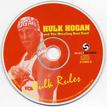 Hulk Hogan And The Wrestling Boot Band : Hulk Rules (CD, Album)