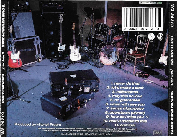 The Pretenders : Packed! (CD, Album, Club)